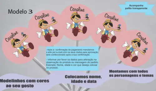 Topper -pinoquio