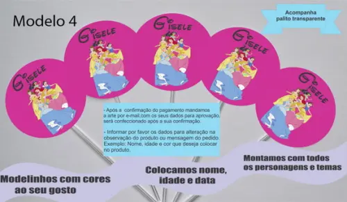 Topper -princesas