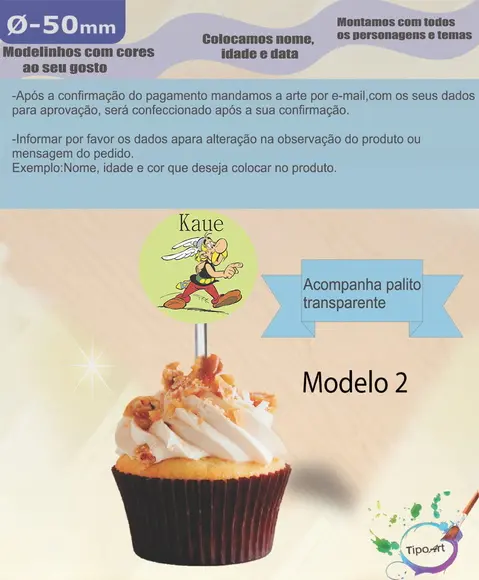 Topper 5 cm -asterix