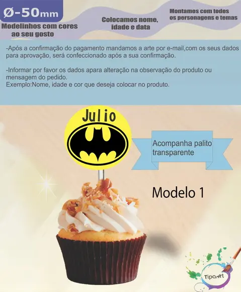 Topper 5 cm -batman