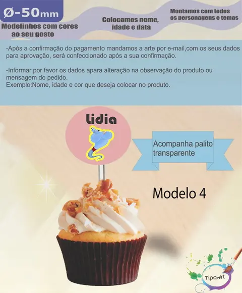 Topper 5 cm -genio