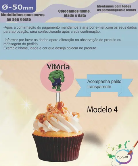 Topper 5 cm -hulk