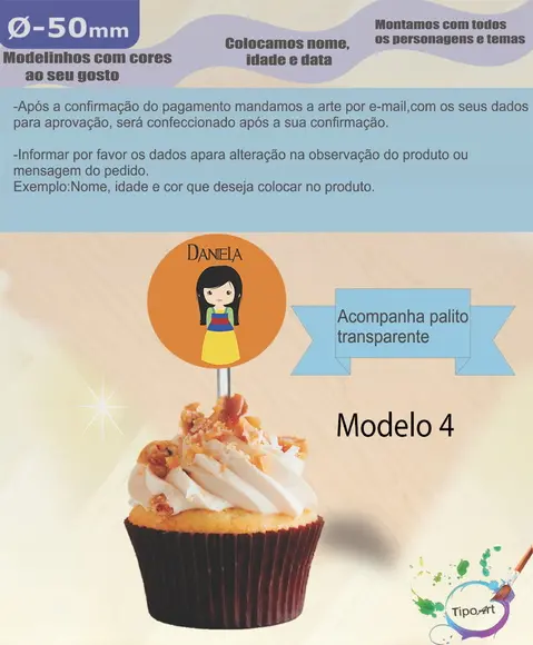 Topper 5 cm -mulan