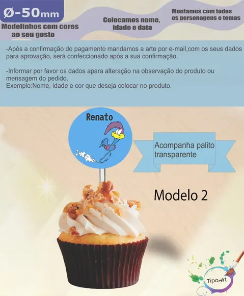 Topper 5 cm -papaleguas