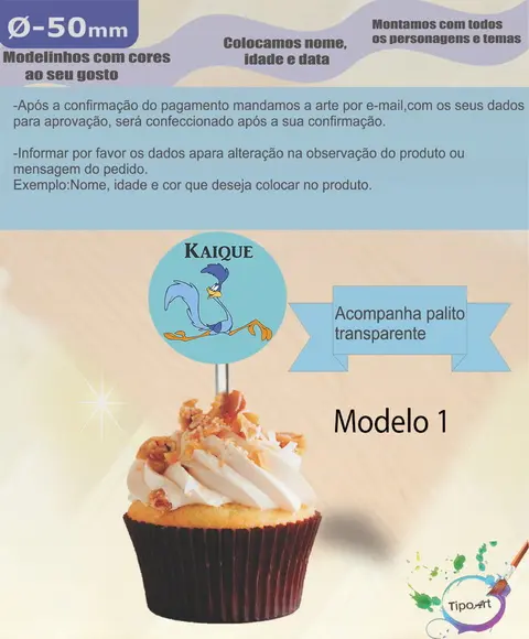 Topper 5 cm -papaleguas