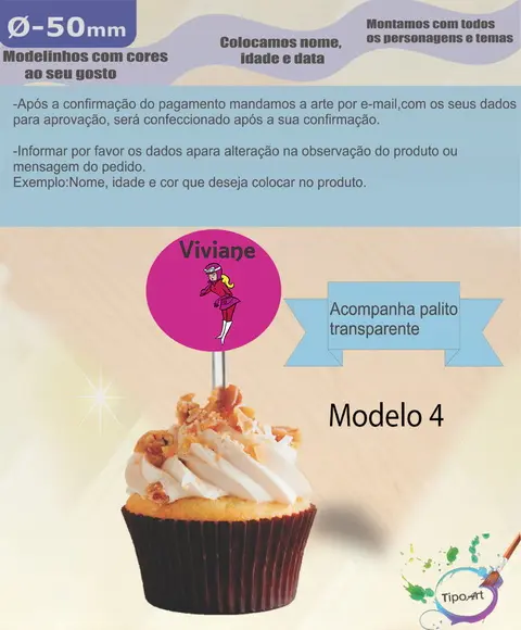 Topper 5 cm -penelope Charmosa
