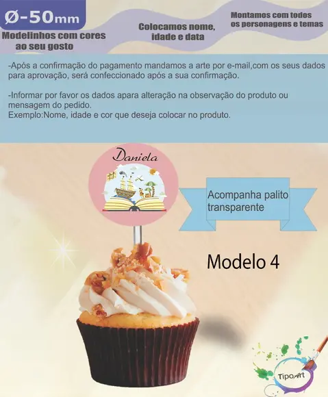 Topper 5 cm -pirata