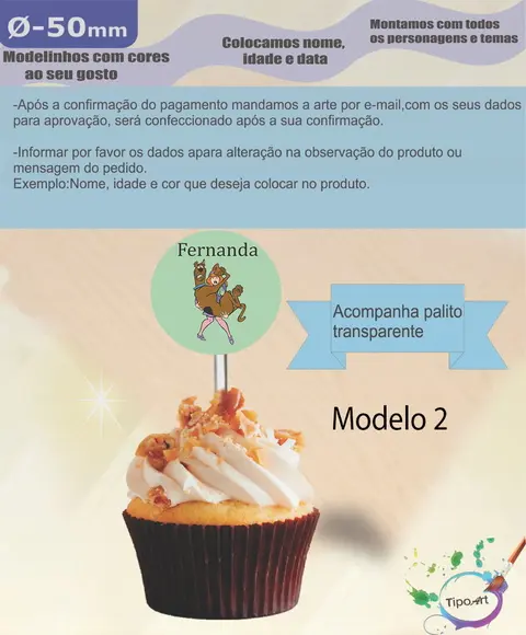 Topper 5 cm -scooby Doo