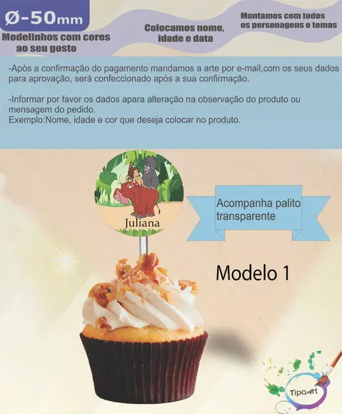 Topper 5 cm -tarzan