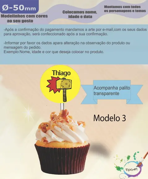 Topper 5 cm -thor