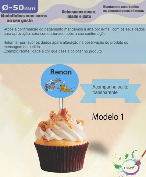Topper 5 cm -tom e Jerry