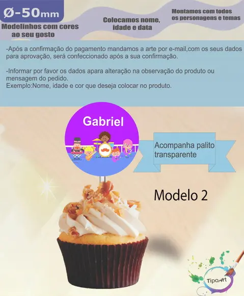 Topper- 5 cm