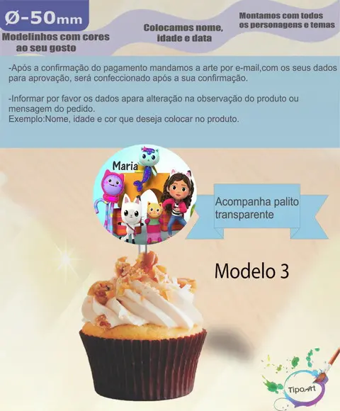 Topper- 5 cm