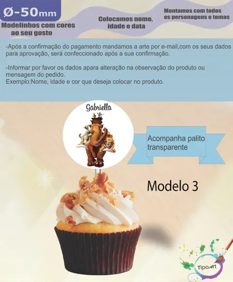 Topper- 5 cm