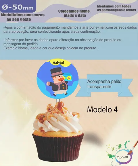 Topper- 5 cm