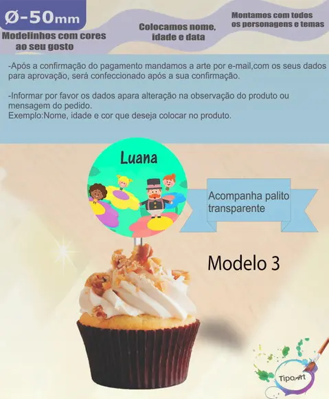 Topper- 5 cm