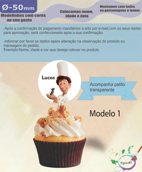 Topper- 5 cm