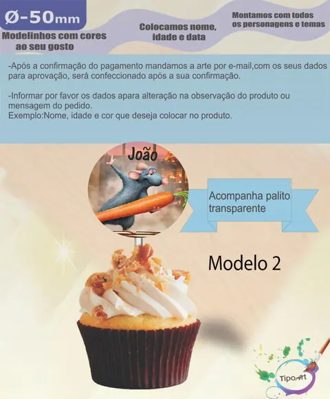 Topper- 5 cm