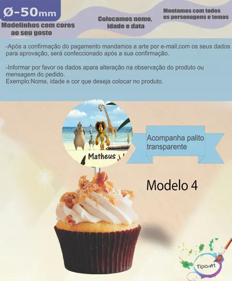 Topper- 5 cm
