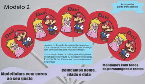 Topper- Mario Bros