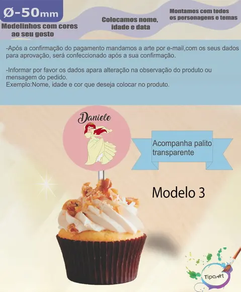 Topper-ariel- 5 cm