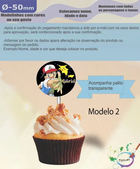 Topper-pokemon- 5 cm