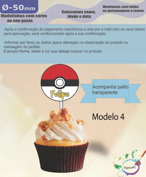 Topper-pokemon- 5 cm
