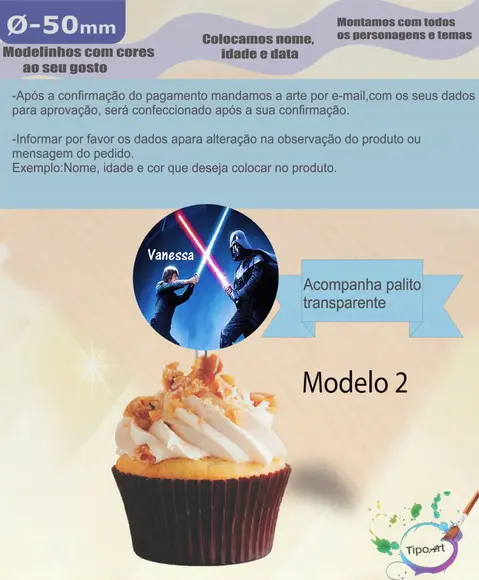 Topper-starwars- 5 cm