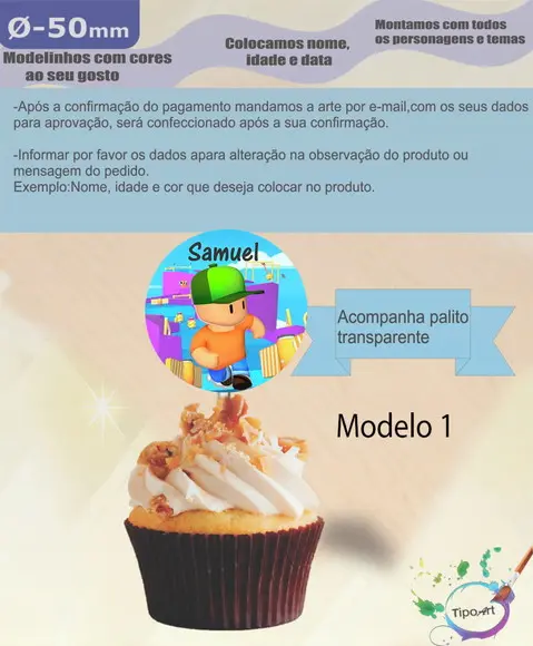 Topper-stumble Guys- 5 cm