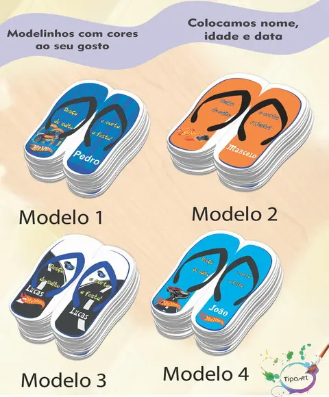 Vale Conforto,formato Chinelo-hot Whells