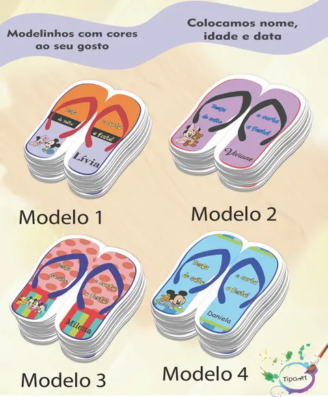 Vale Conforto,formato Chinelo-mickey Baby