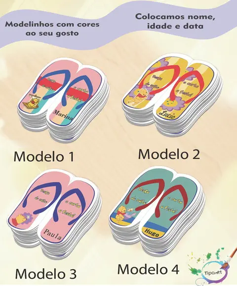 Vale Conforto,formato Chinelo-pooh