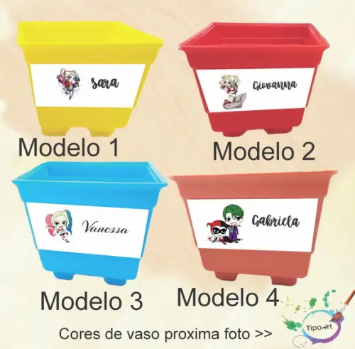 Vaso-arlequina