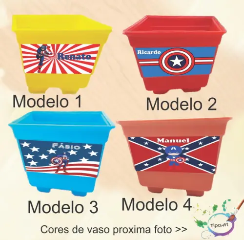 Vaso-capitão America