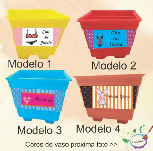Vaso-chá de Lingerie#1