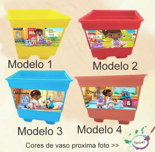 Vaso-doutora Brinquedos