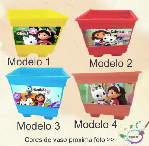 Vaso-gabi Casa Mágica