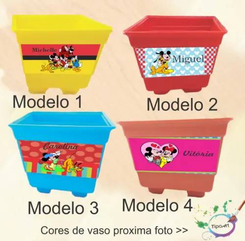 Vaso-turma do Mickey