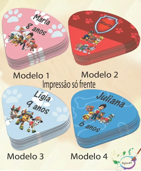 Ventarolas Personalizadas- Patrulha Canina