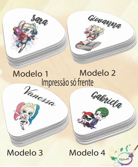 Ventarolas Personalizadas-arlequina
