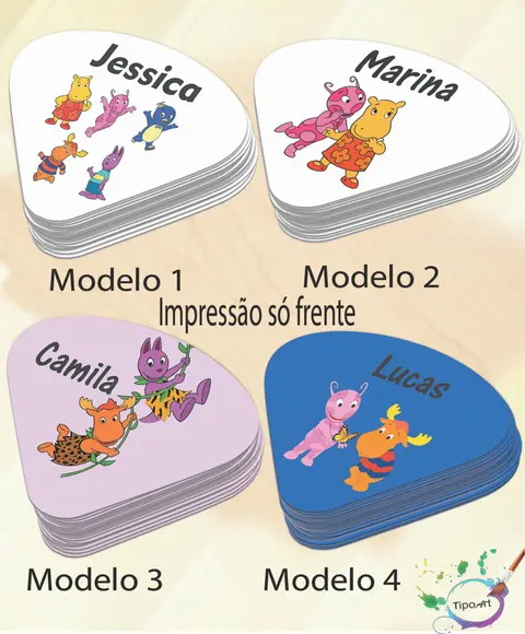 Ventarolas Personalizadas-backyardigans