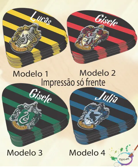 Ventarolas Personalizadas-brasões Hogwarts