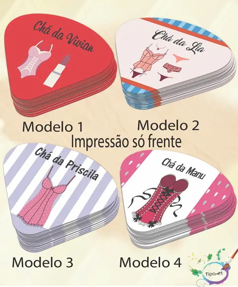 Ventarolas Personalizadas-chá de Lingerie#2