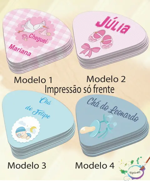 Ventarolas Personalizadas-chá de Bebê