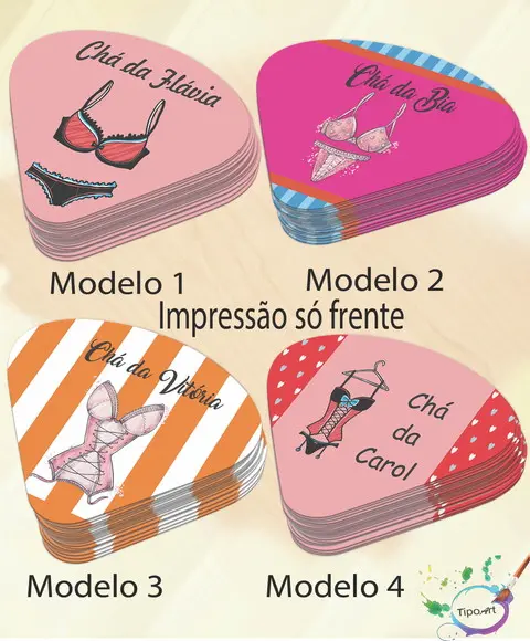 Ventarolas Personalizadas-chá de Lingerie#1
