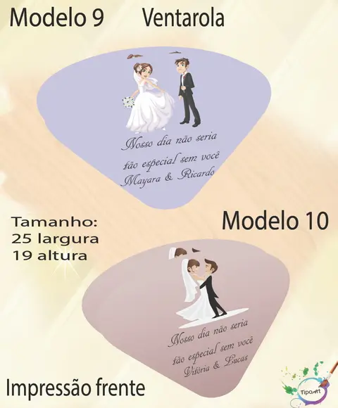 Ventarolas Personalizadas-casamento