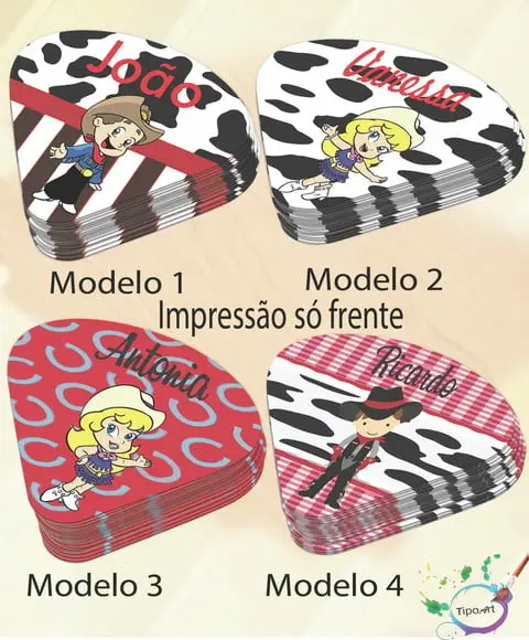 Ventarolas Personalizadas-cowboy