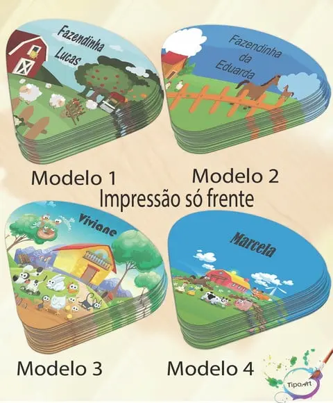 Ventarolas Personalizadas-fazendinha