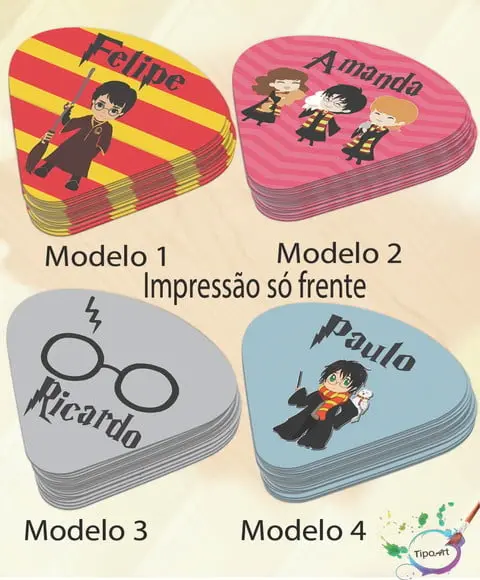 Ventarolas Personalizadas-harry Potter-modelo 1