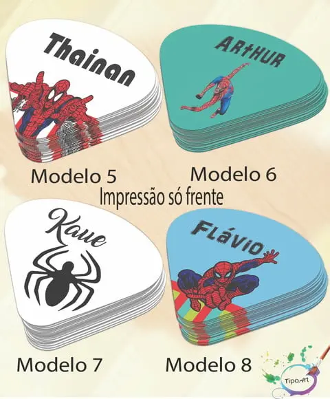 Ventarolas Personalizadas-homem Aranha